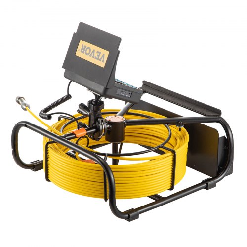 Pipe Drain Inspection Camera with DVR, Waterproof IP68 Sewer Camera, LED Borescope for Plumbing, Ducts, Walls