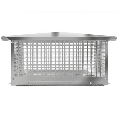 Stainless Steel Chimney Cap, Flue Cover with Bolts & Screws, Adjustable Spark Arrestor for Masonry & Clay Tile Fireplace