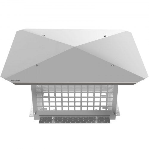 Stainless Steel Chimney Cap, Flue Caps with Adjustable Bolts, Durable Mesh Fireplace Chimney Cover, Weatherproof Spark