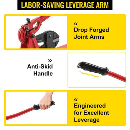 3-in-1 Bench Swaging Tool, Wire Rope Crimper, Cable Cutter & Bolt Cutter Head for 1/16"-3/16" Aluminum/Copper Sleeves