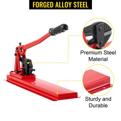 3-in-1 Bench Swaging Tool, Wire Rope Crimper, Cable Cutter & Bolt Cutter Head for 1/16"-3/16" Aluminum/Copper Sleeves