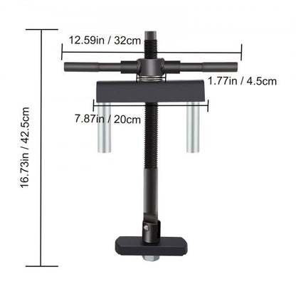 Diesel Engines Liner Puller Tool, Heavy-Duty 75-138mm Universal Cylinder Liner Puller Set for Dry & Wet-Type Auto Repair