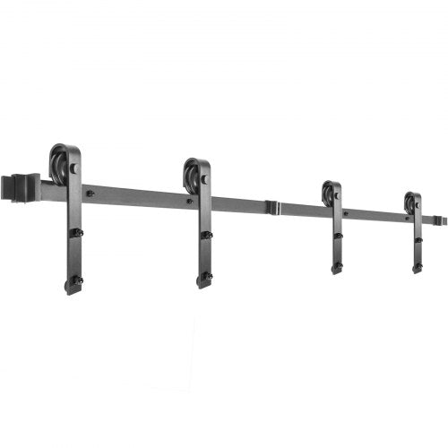 10FT Barn Door Kit 330LBS LoadBearing Double Barn Door Hardware Kit Carbon Steel Track For 137177 T 8