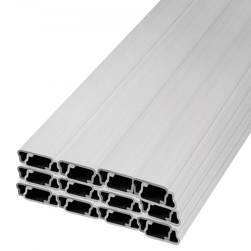 Spring Wire and Lock Channel Kit, Aluminum Alloy U-Channel & PE-Coated Wiggle Wire for Greenhouse Plastic Poly Film