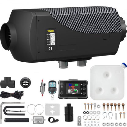 Diesel Air Heater Muffler, Remote Control Diesel Parking Heater with LCD Switch for Cars, Trucks, Motor-home, Boat & Bus