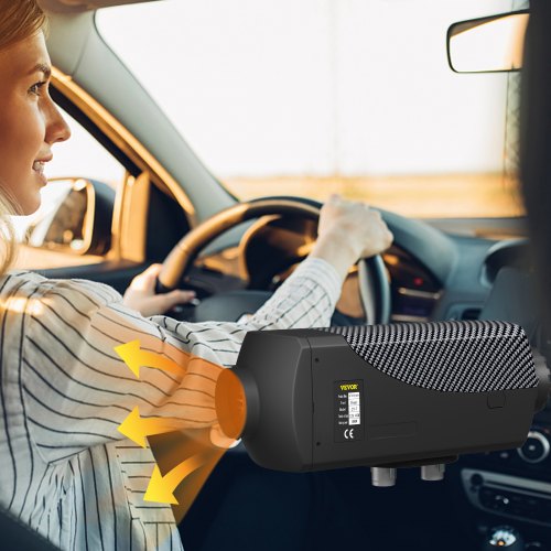 Diesel Air Heater Muffler, Remote Control Diesel Parking Heater with LCD Switch for Cars, Trucks, Motor-home, Boat & Bus