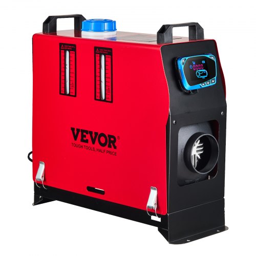 All-in-One Diesel Air Heater, Outlet Remote Control Parking Heater with Silencer & Blue LCD for RV, Trucks, Buss