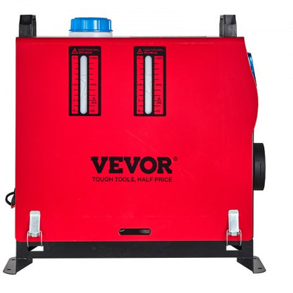 All-in-One Diesel Air Heater, Outlet Remote Control Parking Heater with Silencer & Blue LCD for RV, Trucks, Buss
