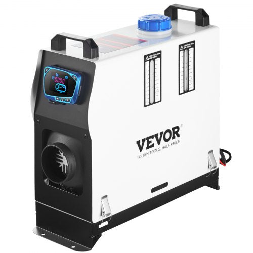Diesel Air Heater All In One, Fast Heating Diesel Parking Heater with Red LCD Switch & Remote Control for Car, RV, Truck