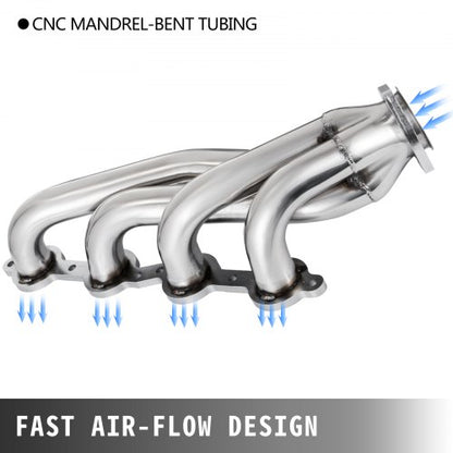 Stainless Steel Exhaust Manifold Headers, Shorty LS Swap Exhaust Header Set, Exhaust Turbo Headers