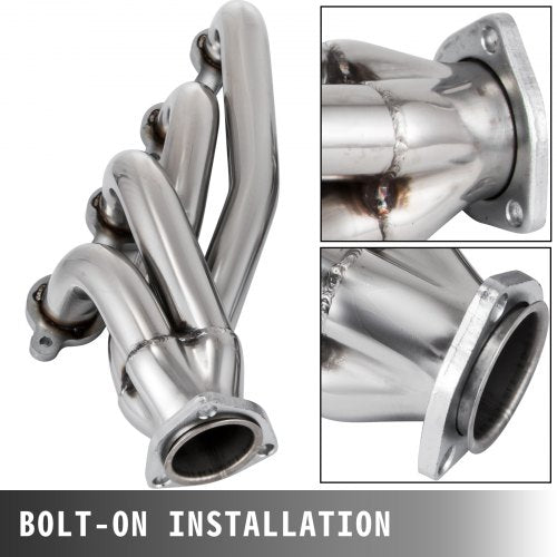 Stainless Steel Exhaust Manifold Headers, Shorty LS Swap Exhaust Header Set, Exhaust Turbo Headers