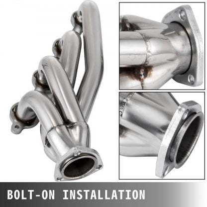 Stainless Steel Exhaust Manifold Headers, Shorty LS Swap Exhaust Header Set, Exhaust Turbo Headers