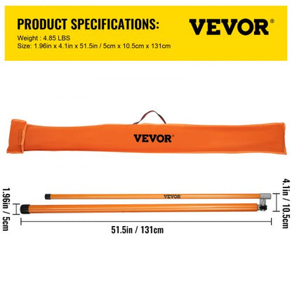 15 Ft Truck Height Stick Adjustable NonConductive Measuring Pole With Carrying Bag For Trucks  Car  7
