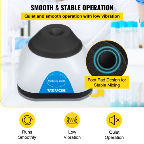 Touch Function Scientific Lab Vortex Shaker 3000RPM Mixer For Test Tubes Tattoo Ink  Nail Polish 50 6