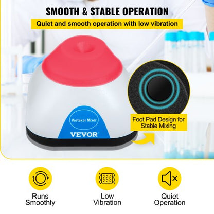 3000RPM Mini Vortex Mixer Shaker Touch Function Lab Vortex For Test Tubes Tattoo Ink  Nail Polish 6