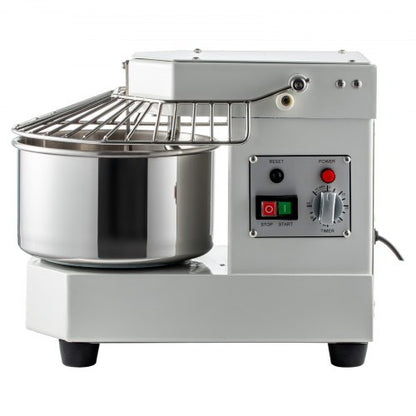 450W Commercial Dough Mixer 73Qt Stainless Steel Spiral Kneader With Timer  Safety Shield For Pizze 7
