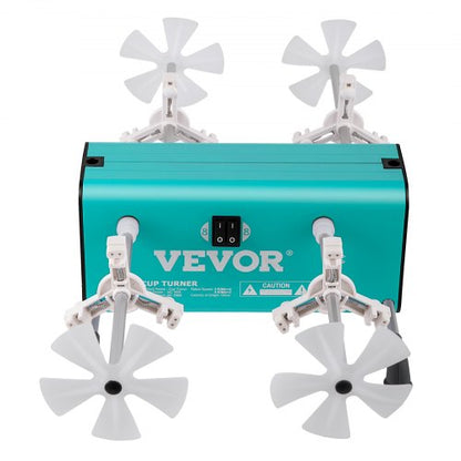 4Arm Cup Turner Tumbler Spinner Adjustable 2Speed Rotator With Mute Motor  Aluminum Frame 4 Indepen 9