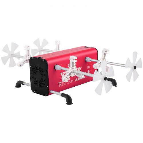 4Cup Turner 2Speed Multiple Tumbler Spinner Rotator Machine Kit With 4 Adjustable Arms Mute Motor 7