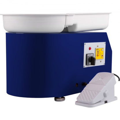 Professional 28cm Pottery Wheel With Detachable Basin  Foot Pedal Control 350W Art Craft DIY Clay T 7