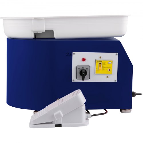 Professional 28cm Pottery Wheel With Detachable Basin  Foot Pedal Control 350W Art Craft DIY Clay T 8