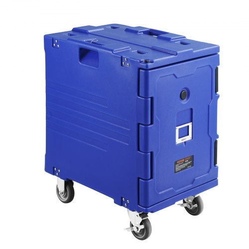 82 Qt Hot Box For Catering Front Loading Insulated Food Carrier With Wheels  Handles 10