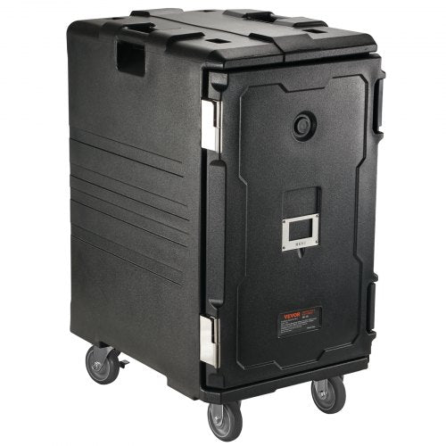 109 Qt Hot Box For Catering Front Loading Food Warmer WHandles  Wheels LLDPE Food Box Carrier WDoub 10