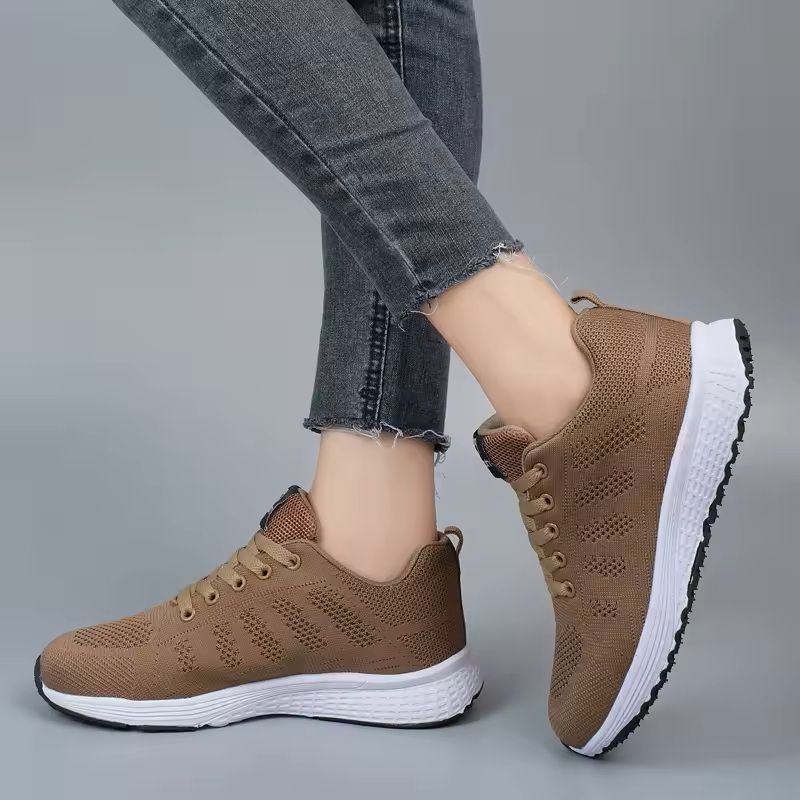 Womens Breathable Knit Sneakers Lightweight Walking Shoes 1