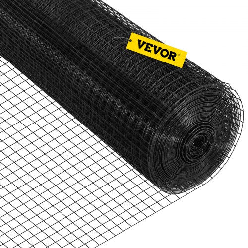 Premium Welded Wire Fence Vinyl Coated Gauge, Heavy-Duty Chicken Rabbit Mesh for Gardens, Cages & Pest Control