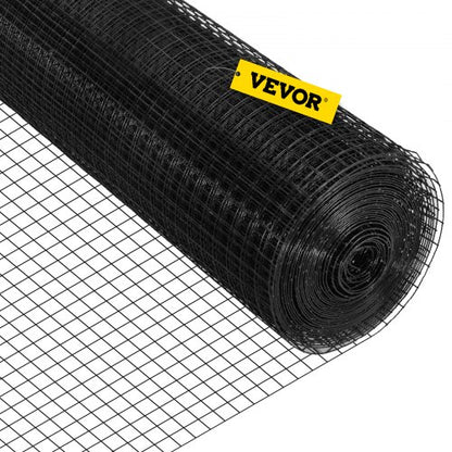 Premium Welded Wire Fence Vinyl Coated Gauge, Heavy-Duty Chicken Rabbit Mesh for Gardens, Cages & Pest Control