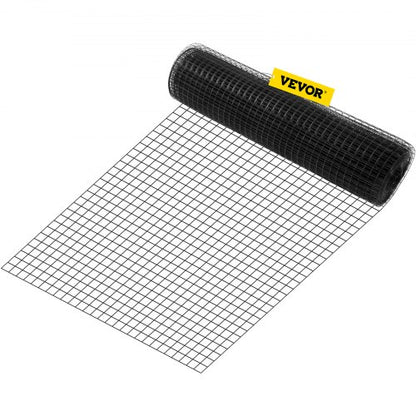 Hardware Cloth, Mesh Galvanized Steel Vinyl Coated Gauge Chicken Wire Fencing with Cutting Plier & Gloves, Garden