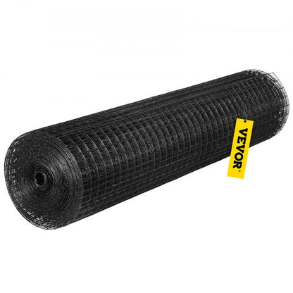 Hardware Cloth, Mesh Galvanized Steel Vinyl Coated Gauge Chicken Wire Fencing with Cutting Plier & Gloves, Garden