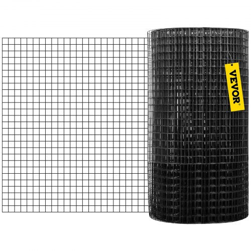 Hardware Cloth Mesh, Galvanized Steel Vinyl Coated Gauge Chicken Wire Fencing with Cutting Plier & Gloves for Garden
