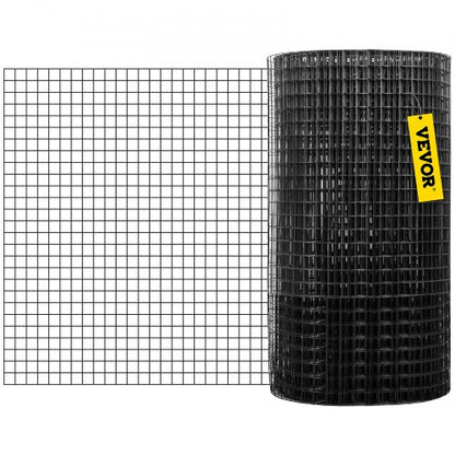 Hardware Cloth Mesh, Galvanized Steel Vinyl Coated Gauge Chicken Wire Fencing with Cutting Plier & Gloves for Garden
