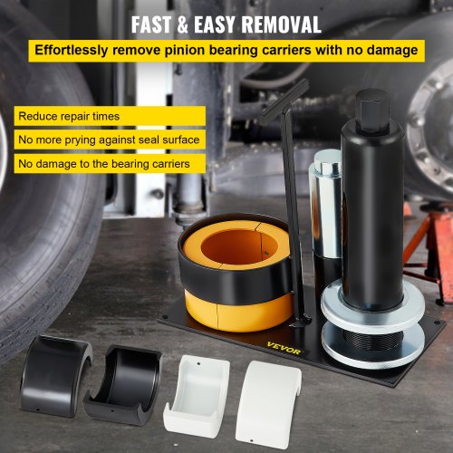 HeavyDuty Carrier  Pinion Bearing Puller For Dana Ford Clamshell Pinion Puller Tool Auto Repair Bea 2