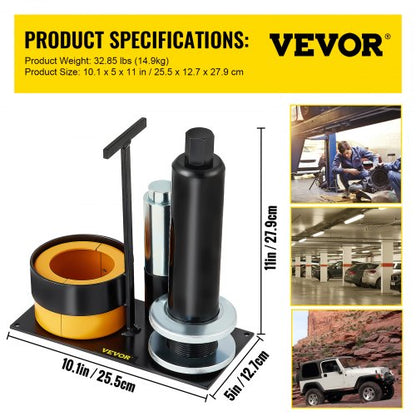 HeavyDuty Carrier  Pinion Bearing Puller For Dana Ford Clamshell Pinion Puller Tool Auto Repair Bea 6