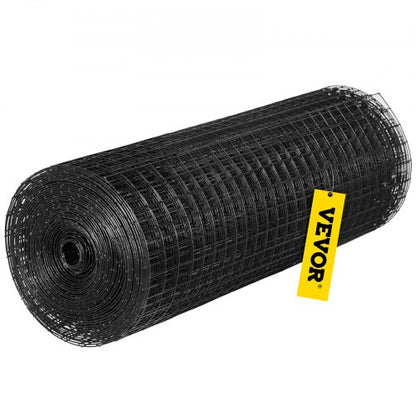 Hardware Cloth, Galvanized Steel Vinyl Coated Gauge Chicken Wire Fencing Mesh, Includes Wire Cutter & Gloves