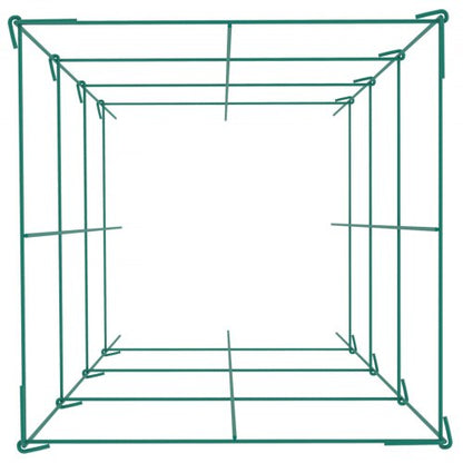 Tomato Cages 10 Pack 3Tier 461 Tall Square Plant Support Cages Sturdy Green PVCCoated Steel Trellis 7