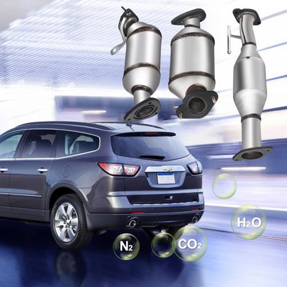 Direct-Fit Catalytic Converter for 3.6L V6, Compatible with GMC Acadia 07-17, Chevy Traverse 09-17, Saturn Outlook