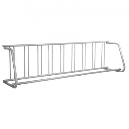 111" Length Floor Bike Rack, 9 Holders All-Steel Grid Bike Rack for Garages, Streets & Yards – Single-Side Storage Stand