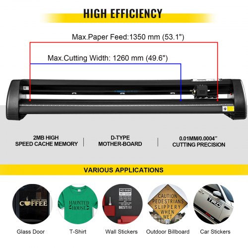 8-in-1 Heat Press & Vinyl Cutter Combo, 12"x15" Transfer Machine with 53" Cutting Plotter for DIY, T-Shirts, and Custom