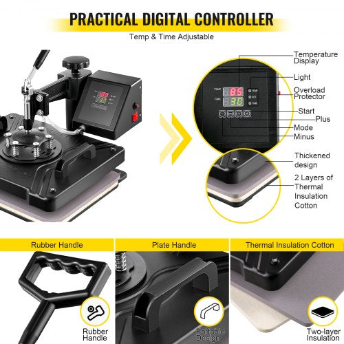 8in1 Heat Press  Vinyl Cutter Combo 12x15 Transfer Machine With 28 Cutting Plotter For DIY Crafts T 4