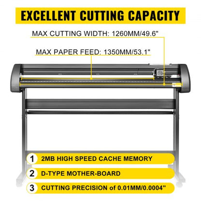 5-in-1 Heat Press & Vinyl Cutter Combo, 15"x15" Transfer Machine with 53" Cutting Plotter & USB Port for DIY Stickers