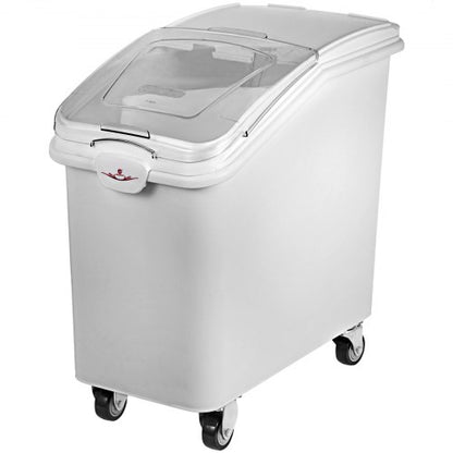 3-Pack 21 Gallon Dry Ingredient Storage Bins with Casters, Commercial-Grade Kitchen Storage for Restaurants, Bakeries