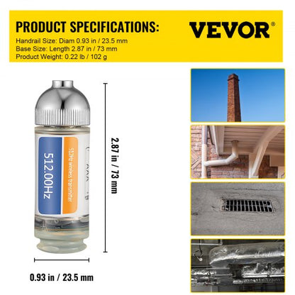 Silver Sonde with Connectors, Rigid Drain Locator for Locating & Detecting Small Sewer & Pipelines