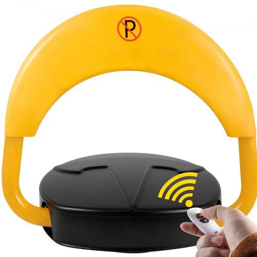 Automatic Car Parking Lock with Remote Control, Secure Auto Parking Space Saver Lock Barrier, Waterproof & Anti-Collison