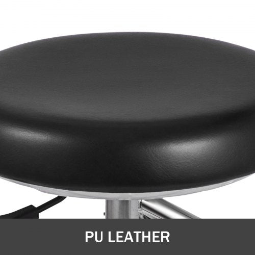 Ergonomic Medical Dental Stool Dentist Chair with PU Leather & Rotating Armrest, Adjustable Assistant Stool Chair