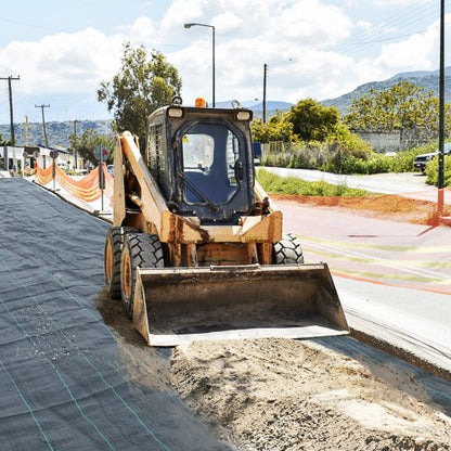 3.5oz Woven PP Driveway Drain Cloth, Heavy Duty 12.5FT x 30FT Geotextile Fabric for Soil Stabilization, Landscaping