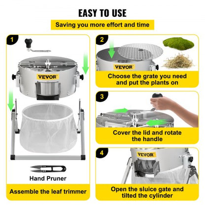16 Inch Manual Hydroponic Dry Or Wet Plant Trimming Machine With Sharp Stainless Steel Blades Solid 6
