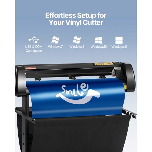 34inch Vinyl Cutter Machine Manual Vinyl Printer With LCD Display Sign Cutting Plotter Includes Sig 3