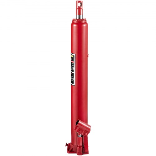 4Ton Hydraulic Long Ram Jack Manual SinglePump Cherry Picker With Flat Base 24437 Lift Range For En